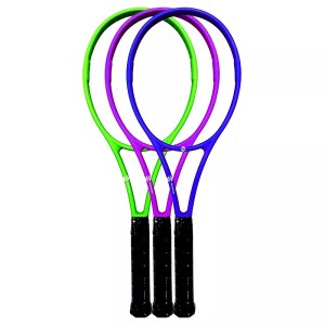 Rachetă de tenis OEM Proiectează-ți propria rachetă de tenis Geantă din fibră de carbon Imagine personalizată LOGO Ambalare Echilibru facial Greutate netă