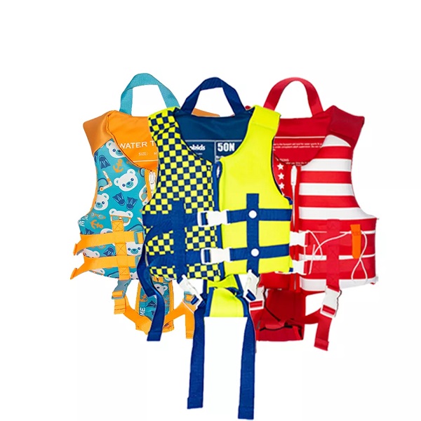 Dětská plavecká vesta pro vodní sporty Flotation Device Trainer vesta s píšťalkou na přežití Dětská záchranná vesta pro snadné zapínání a vypínání