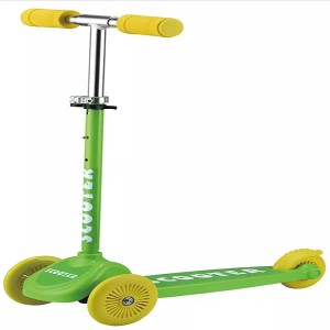 Bedste kvalitet Hot Sale Moderigtigt 2021 nyt design 3-hjuls fod Køresikkerhed Stald Børn Børn Justerbar Kick Scooter EK-05