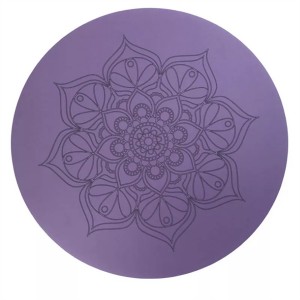 65x65cm Cork Оптова нестандартний дизайн гумові килимки для медитації еко фітнес круглий килимок для йоги