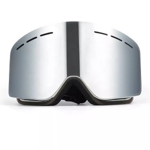 ແວ່ນຕາກິລາຫິມະກາງແຈ້ງລະດູຫນາວ Windproof Dual Anti Fog Lens Ski Glasses Snow Goggles