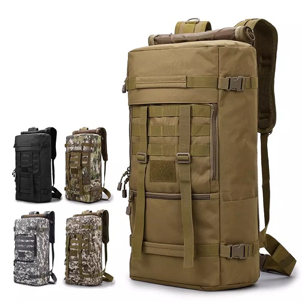 နောက်ဆုံးပေါ် ကြီးမားသော Capacity Backpack ခရီးသွားအိတ် စခန်းချ Tactical ကျောပိုးအိတ်