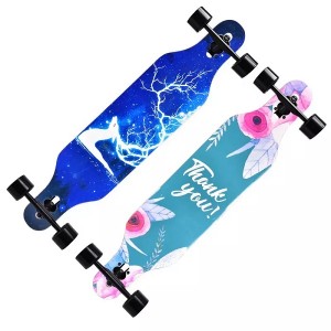 លក់ដុំ 104*26*10 សង់ទីម៉ែត្រ ABEC Precision Bearing ដែលមានគុណភាពខ្ពស់ Maple Deck Cruiser long Board Best Skateboard