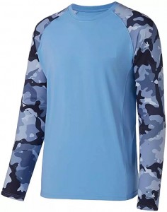 Langærmet Rashie Quick Dry Udslætsvest Klorbestandig svømmeskjorte Herre UV-beskyttelse Rashguard Surfing Rash Guard