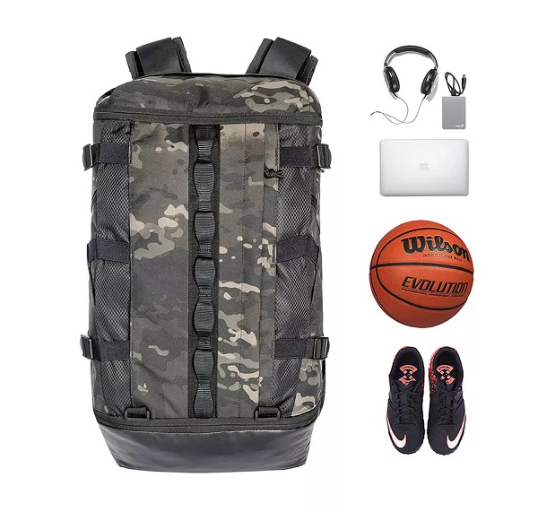 Basketball Back Pack Custom Sublimazzjoni 2 Fowm Ċinga Stil Piż ħafif Basketball Back Packs