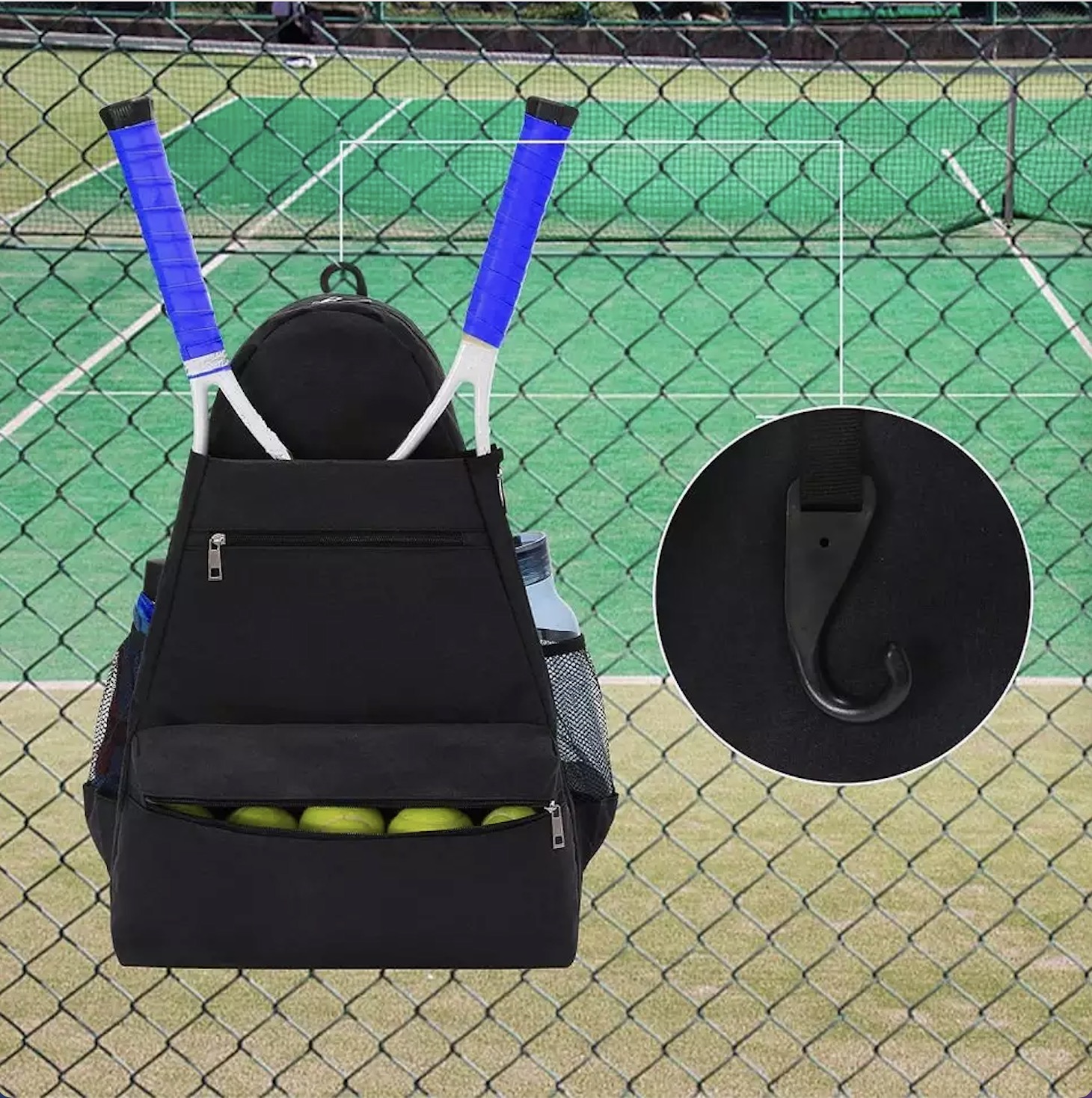 Ambongadiny Custom Racket Kitapo kitapo Gym Outdoor Sports Backpack Tennis Pickleball Paddle Bag