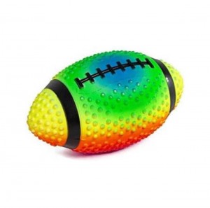 Soccer Ball Neon Color 9 Inches Air Filled Soft rabara Inflatable Soccer Ball