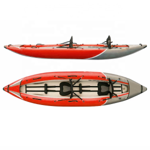 Wholesale PVC Boat Tandem Kayak Inflatable, Canoe 2 Person Inflatable Kayak