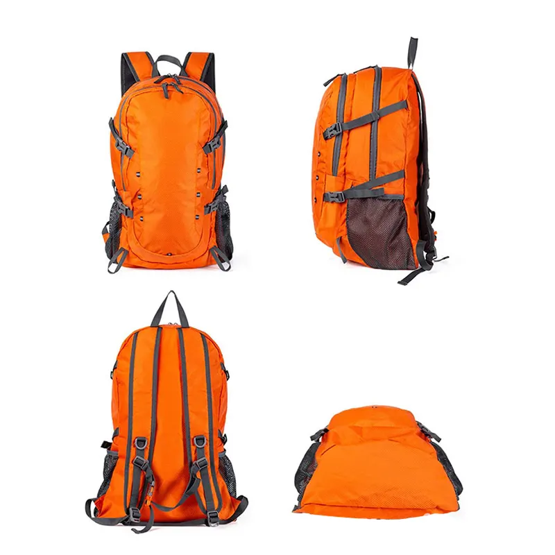 Kholo e kholo ea Ultralight e sa keneleng metsi Folding Outdoor Leisure Camping Travel Bag Hiking Backpack