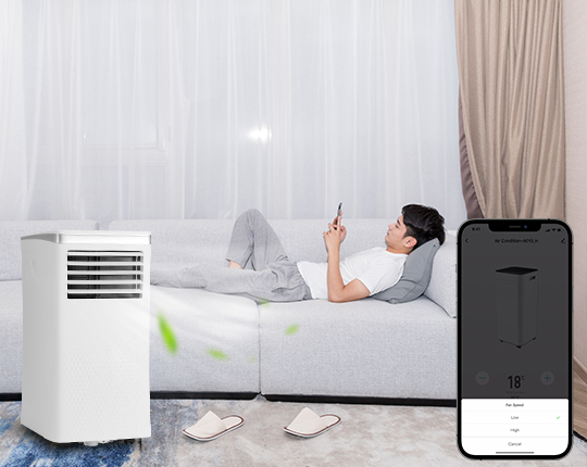 WiFiRF tālvadības pults — mobilais gaisa kondicionieris (5)
