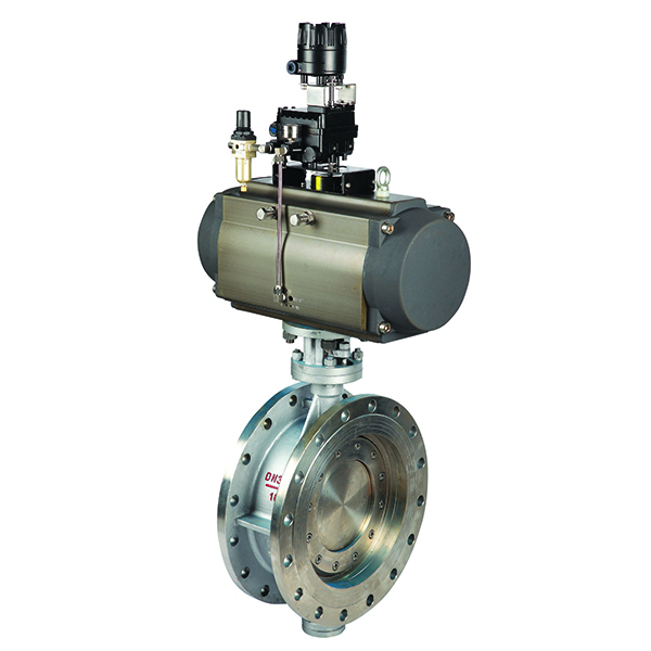 High performance Pneumatic triple eccentric butterfly valve Featured Image