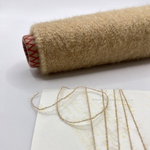 100% nylon micro feather yarn fiber knitting yarn អ្នកផ្គត់ផ្គង់