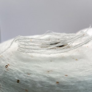 Аптовы продаж бісеру на заказ залаціста-сярэбраная пража з бліскаўкамі для вязання швэдры