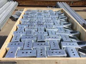 Grans descomptes en pals de barana d'acer galvanitzat quadrat de la Xina