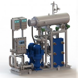 Skystųjų gamtinių dujų jūrinio glikolio šildymo įranga