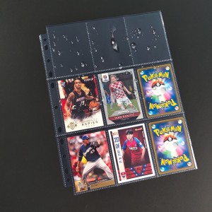 लूज-लीफ रिफिल 9 पॉकेट गेम किंग स्टार कार्ड इनर पेज