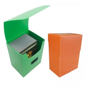 קופסת סיפון צבעונית/מארז עבור כרטיסי MTG/YGO גיימינג