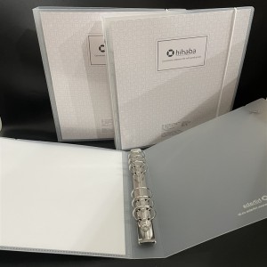 Customized PP A5 6 Ring Binder Folder case