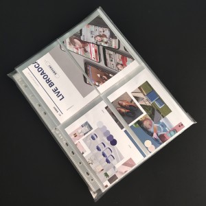 آستین کارت پستال کتاب A4 Binder 4 Pocket Photo Storage