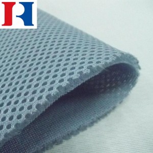 Best-Selling ODM 3d Breathable Mesh Fabric Products - Customized Dyeing Anti-Static 3D Polyester Mesh Fabric for Motorcycle Seat – Herui