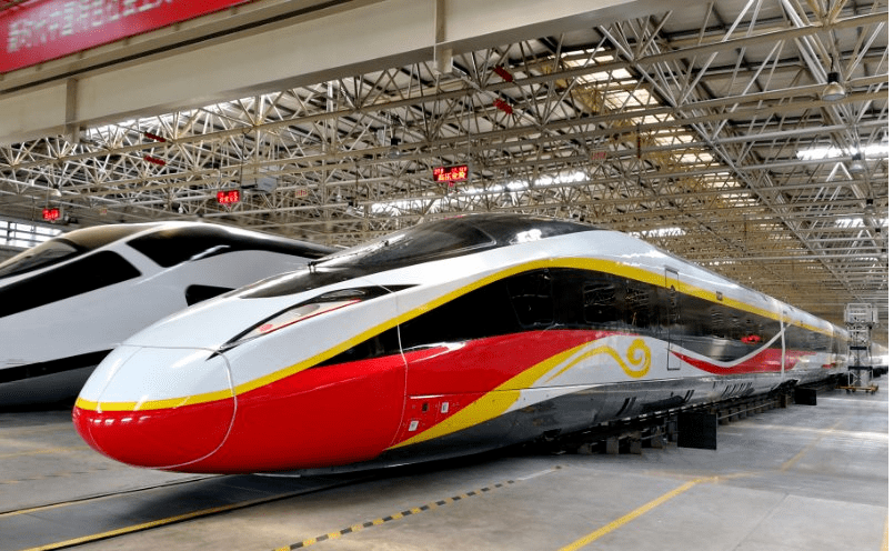 Chinas Hochgeschwindigkeitsbahntest läuft mit einer neuen Geschwindigkeit und bricht einen Weltrekord