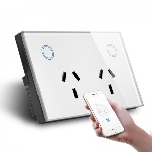 ʻO Australian Screen WIFI Smart Touch Light Electrical Wall Switch