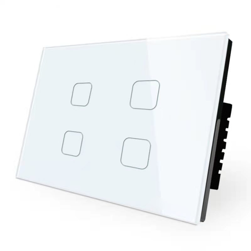 1/2/3 Gang Cam Panel ışık Anahtarı Kesici Inteligente akıllı anahtar