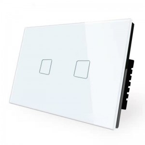 1/2/3 Gang Kaca Panel Saklar lampu Interruptor Inteligente smart switch