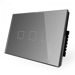 Haririk gabeko Tuya Zigbee Touch Light Pertsonalizazio Smart Wall Switch