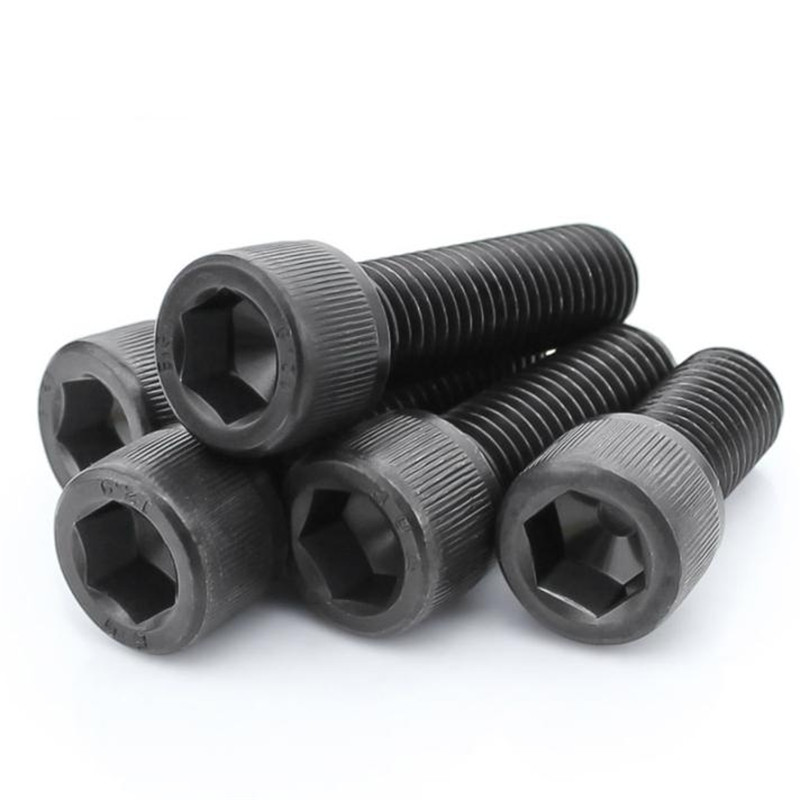 Ibakala elimnyama 12.9 DIN 912 Cylindrical Socket cap screw/Allen bolt
