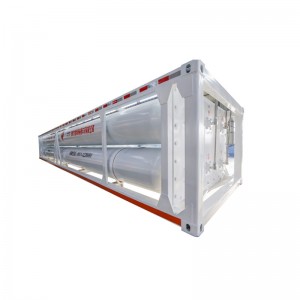 CNG/He/H2 Seamless Double Head Jumbo Cylinder Container Trailer