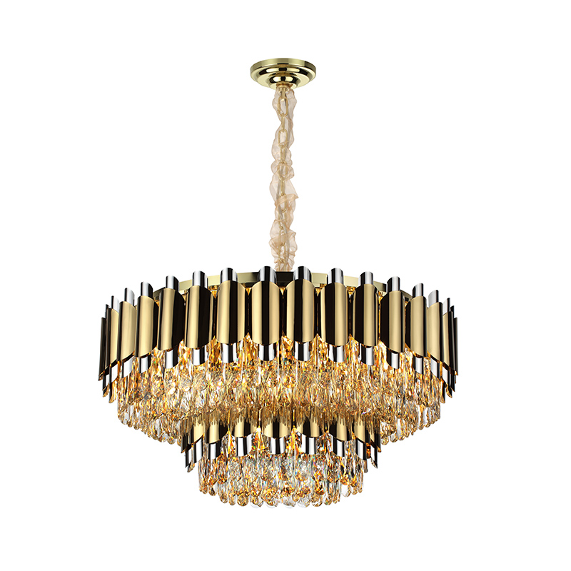 luxury lighting crystal chandelier modern LED pendant lamp