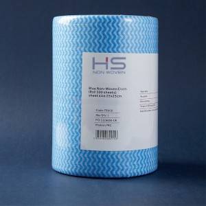 Non-woven Cloth Industrial Cleaning Wipes nrog 300 suav