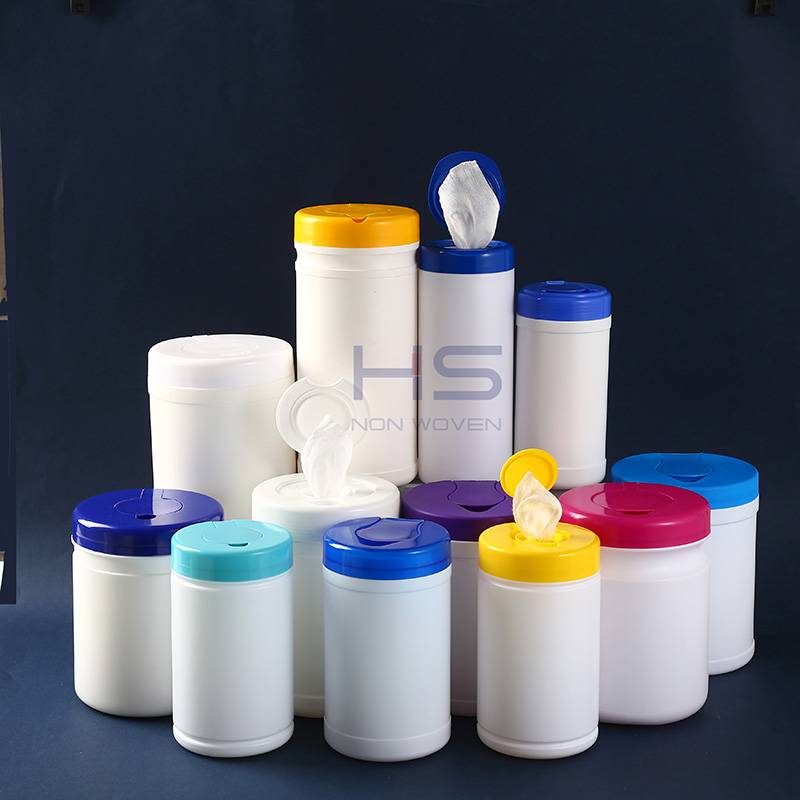 Spunlace Non woven Dry Wipes with Canister Packed Featured Image