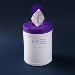 Multi-Purpose Non-woven Cleaning Dry Wipes nrog Tub