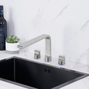 180 degree rotation kitchen sink faucet Uban sa bugnaw ug init nga kontrol sa tubig