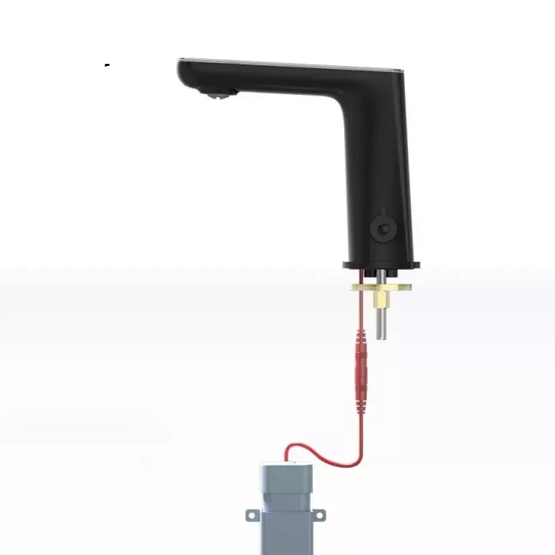 Kamar Mandi Smart Brushed Nickle Basin Filter Faucet Sensor Otomatis Tanpa Sentuhan