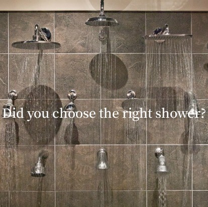 เลือกหัวฝักบัวที่เหมาะสมเพื่อความสุขในการอาบน้ำ
