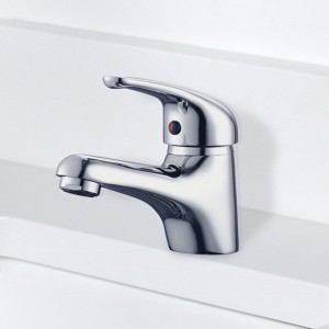 Top Chrome Deck Mounted Basin Sink Taps