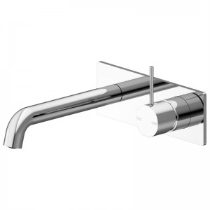 Hemoon Wall-Mount Bathroom Faucet with Deck Plate
