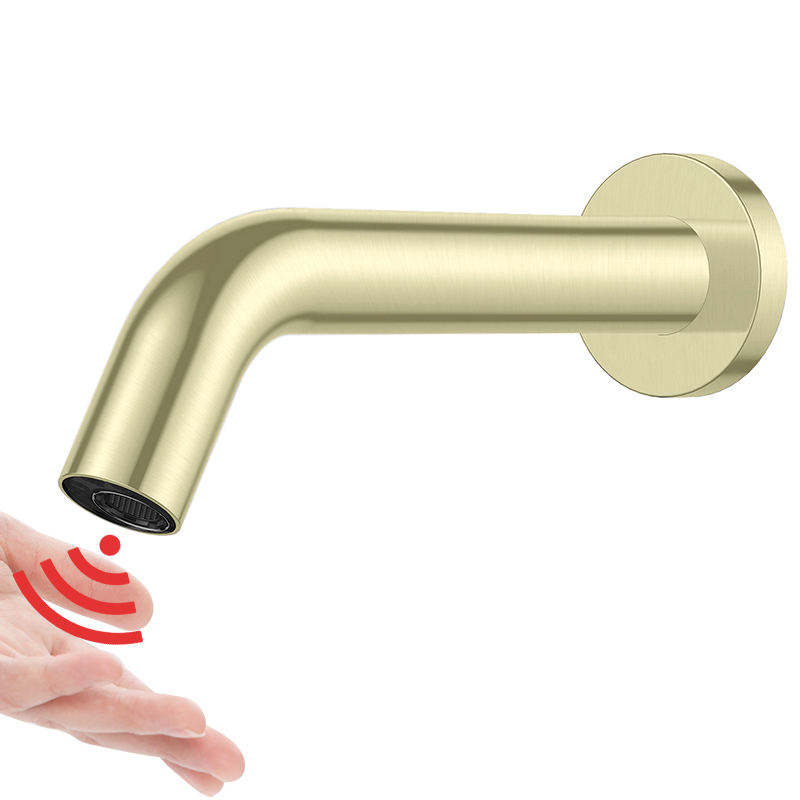 Faucet Sensor Wallmount Mewah Modern Tanpa Sentuhan Hemoon