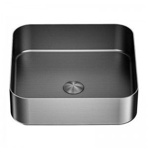 Hemoon Brushed 304 Stainless Steel Luxury Bathroom Sinks