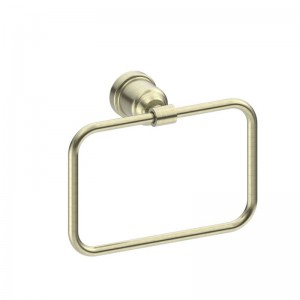 ရေချိုးခန်း Hardware Brushed Gold Wall Mounted Bathroom Accessories Set