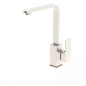 Lead Free Brass Tap Brushed Hot Cold Kitchen Sink Faucet