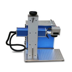 Split shape fiber laser marking machine