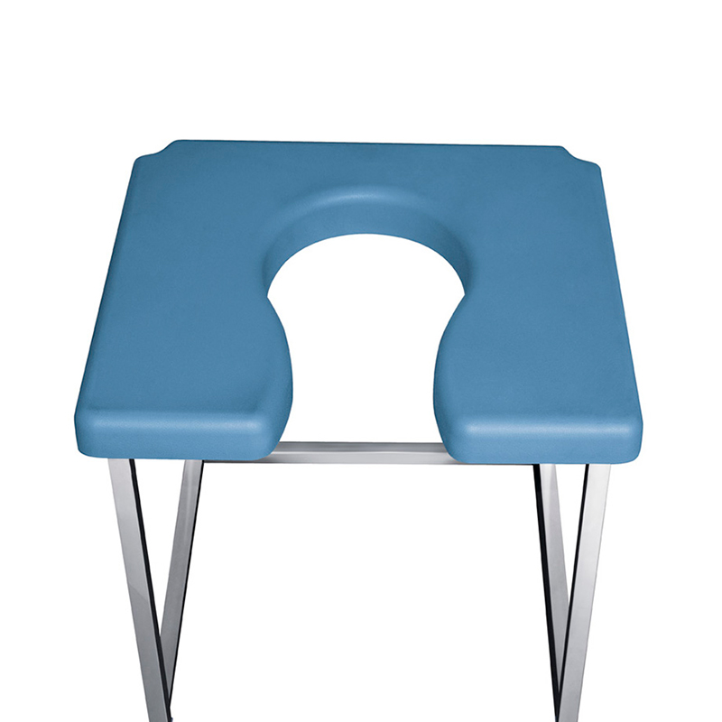 304 неръждаема стомана с мека обвивка от полиуретан пяна Стол за табуретка за болнична тоалетна TX-116V