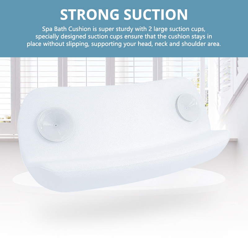 KARŠTAS IŠPARDAVIMAS Modernūs du siurbtukai Pu galvos atramos pagalvė voniai SPA vonia Whirlpool X12