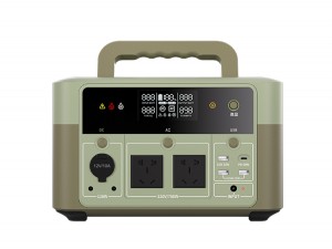 Personigo OEM/ODM 600Wh subĉiela Portebla Elektrostacio A500