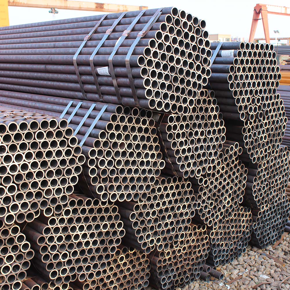 Kounga teitei ASTM A53 A106 SCH40 Hot Rolled Seamless Carbon Steel Pipe Whakaaturanga Whakaahua