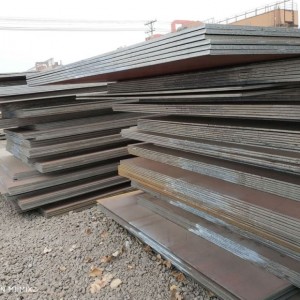 Placa de aço laminada a quente Mn13 com alto teor de manganês resistente ao desgaste para placa de contêiner
